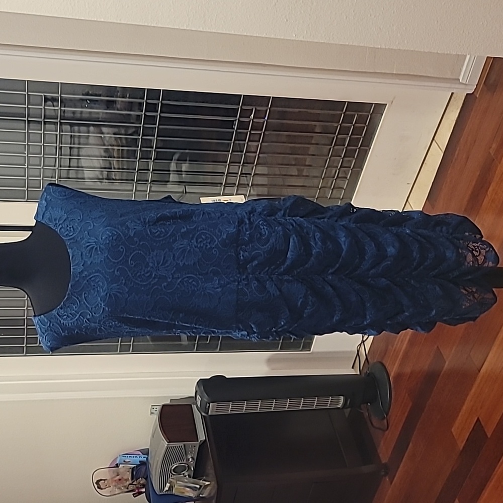 Eliza J Blue Lace Dress